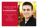 Red Block Graduating Photo Invitations Image 2 of 2